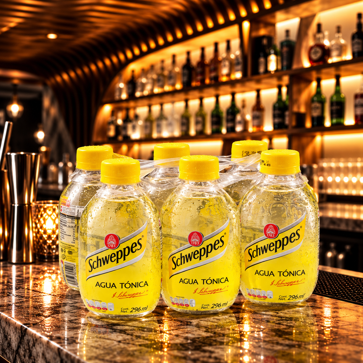 Schwepps Tonic Water - 296 ML (6 pack)