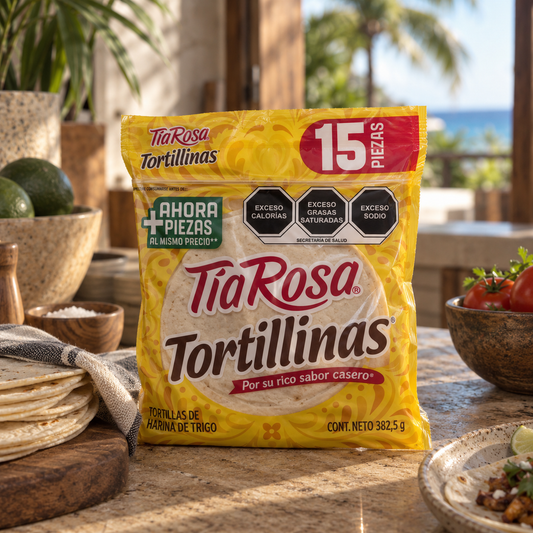 Flour Tortilla Tia Rosa - 15 Pcs