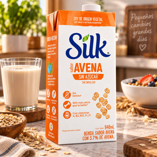 Oat Milk Sugar Free Silk - 1 L