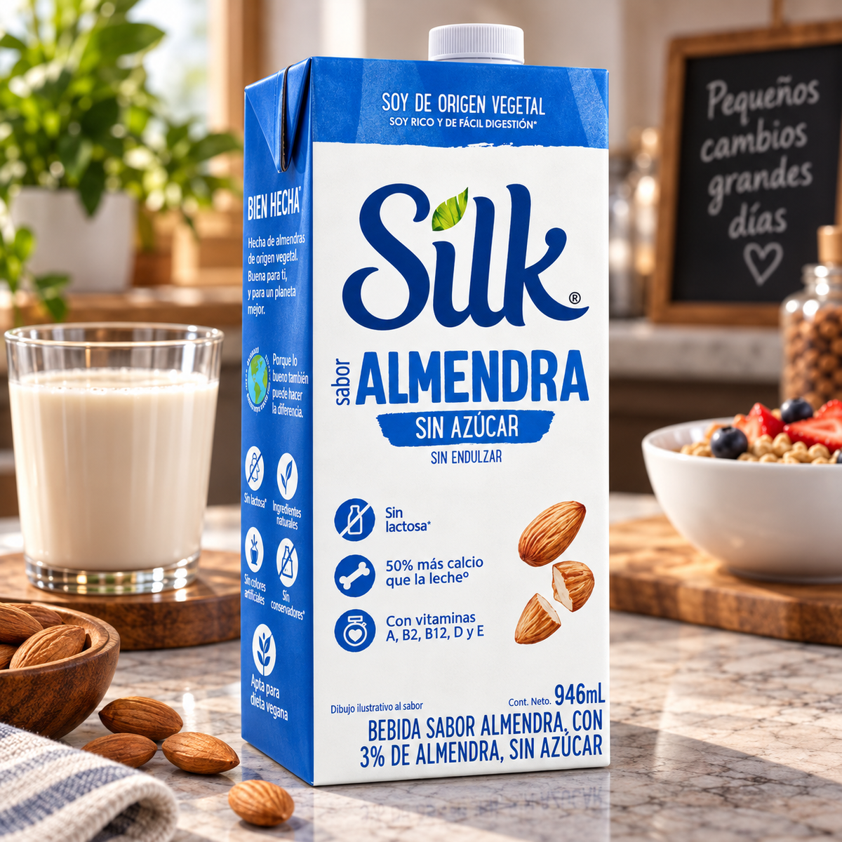 Almond Milk Sugar Free Silk - 1 L