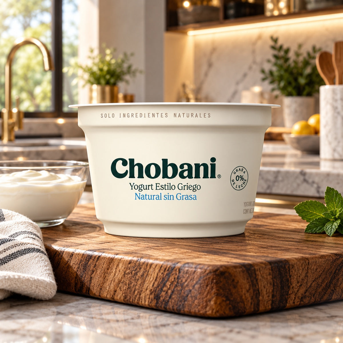 Greek Yogurt Non Fat Plain Chobani - 150 G