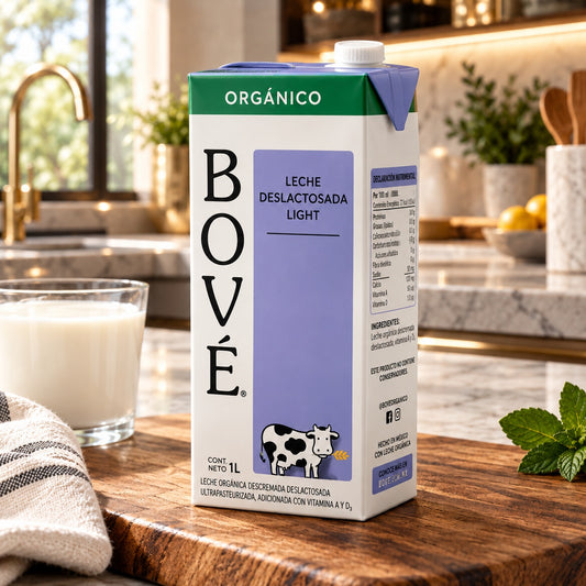 Organic Lactose Free, Light Milk Bode - 1 L