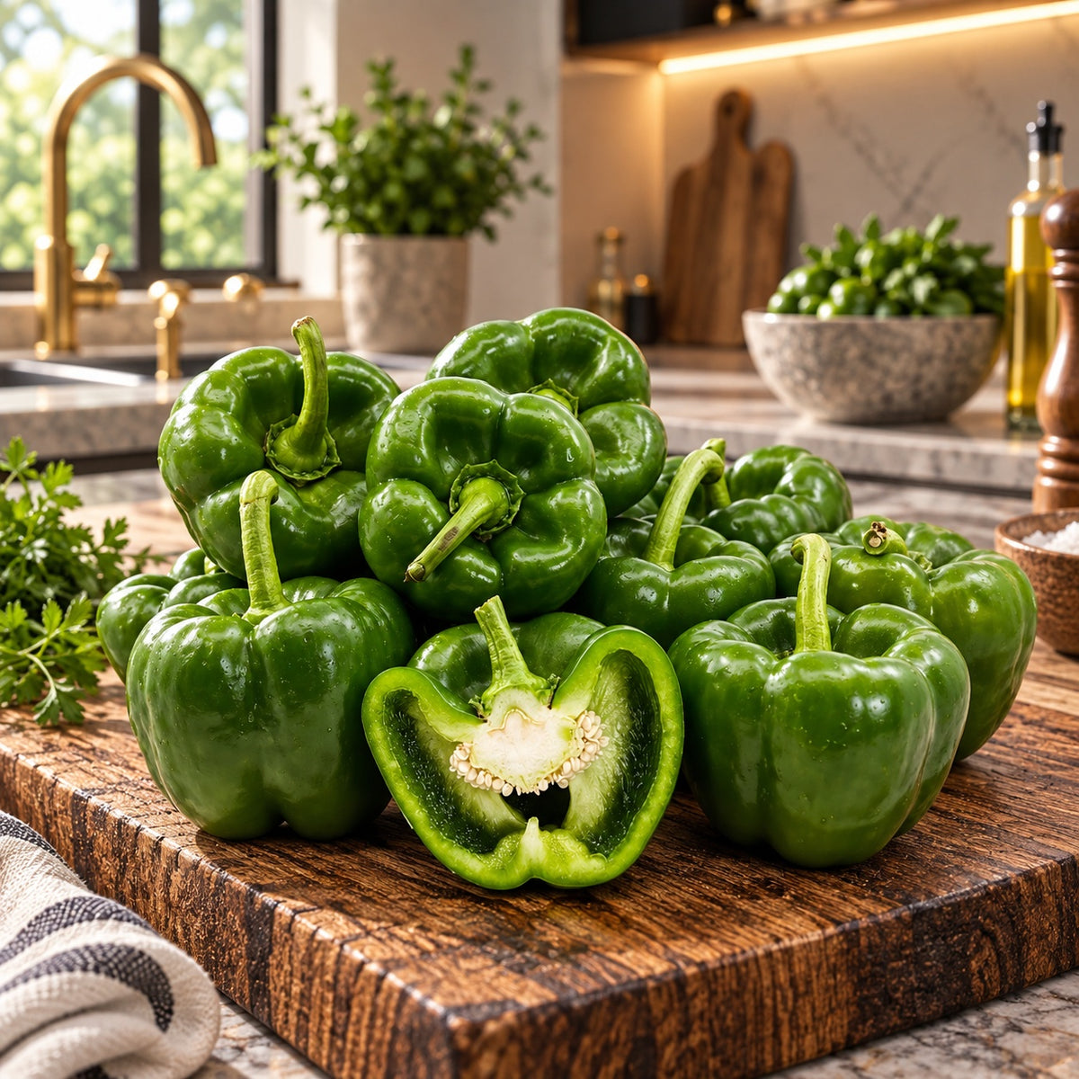 Green Bell Pepper - 1 Kg